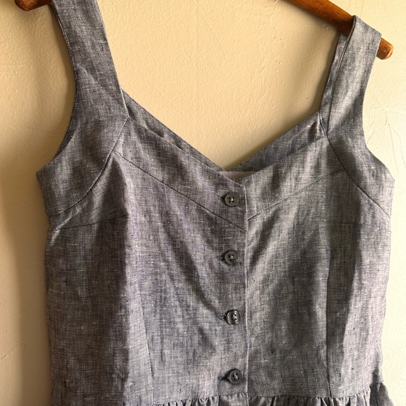 Liz Alig linen sleeveless halter sundress - Picture 6 of 8